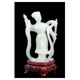 Vintage Chinese Jade Guanyin Figurine