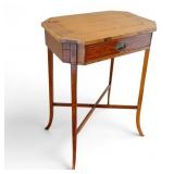 Inlaid Octagonal English Regency Side Table