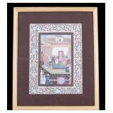 Indo-Persian Court Scene Painting
