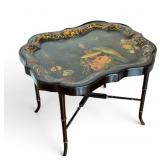 Tole-Painted Tray Table
