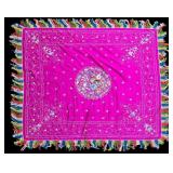 Chinese Embroidered Silk Table Cloth