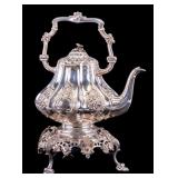 Victorian Style Spirit Teapot and Chafing Stand