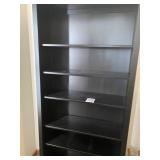 Black book shelf