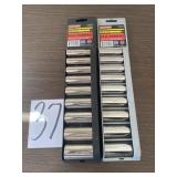 18 pc Craftsman socket sets