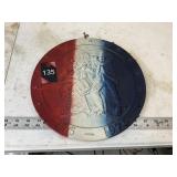 Chalk ware bicentennial wall hanging