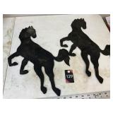 Plastic horse silhouettes
