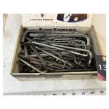 Cigar box full of Allen Wrenches