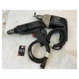 (2) 3/8" electric drills