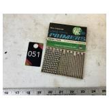 Partial box of RWS large pistol primers