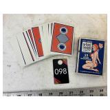 Vintage adult playing cards