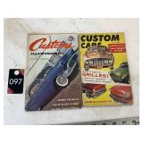 2 vintage custom car magazines