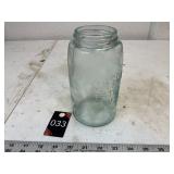 High shoulder Mason jar quart size