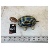 Wind up metal turtle, made in Japan