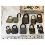 Lot of padlocks w/ NO MATCHING KEYS