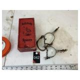 Vintage kids toy spurs w/ original packaging ,
