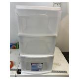 3 drawer organizer plastic