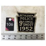 Bethlehem police patch