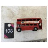 Double decker toy bus