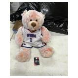Build-A-Bear w/Build-A-Bear basketball outfit