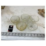 Pyrex and FireKing clear small bowls