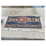 John Deere sign