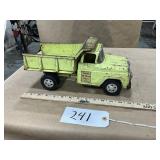 Tonka State Hi Way Dept Dump Truck - Lime Green -