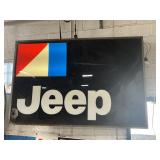 1970s Jeep / AMC Double Sided Lighted Sign 72ï¿½ x