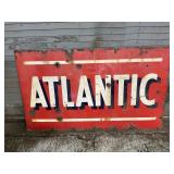 Atlantic Porcelain Double Sided Sign - 72ï¿½ x 42ï¿½