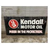 Kendall Motor Oil Single Sided Sign - 72ï¿½ x 35ï¿½