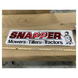 Snapper mowers aluminum sign embossed 32ï¿½