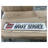 Armco brakes sign single sided steel