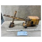Wyandotte Shovel Toy w/ Wooden Wheels