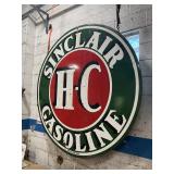 Sinclair Gasoline ,porcelain double sided sign
