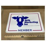 Milk Marketing Inc Member Sign Single Sided