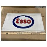 Esso sign, plastic single sided raised letters