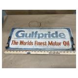 Gulfpride Motor Oil Sign
