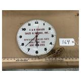 E&R Trailer sales & Service clock electric