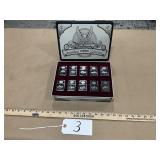 Harley Davidson Zippo light set, all lighters