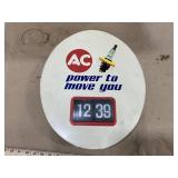 AC Sparkplug clock untried made by the Hamilton