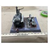 Steam engine toy made in Germany