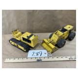 Tonka Crawler and Articulated Loader