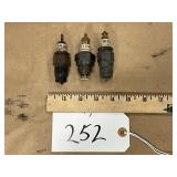 (3) Vintage Spark Plugs, (1) Mosley Spit Fire,