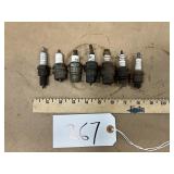 (7) Vintage Spark Plugs, Autolite, AC, Champion,
