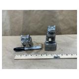 (2) Vintage Mack Truck Bulldogs