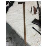 Vintage mountain climbers axe/ walking stick