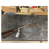 Winchester 1897   12 gauge pump shotgun, exposed