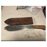 U.S.M.C. bolo machete style knife