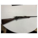 Vintage 30/40 Krag rifle, ï¿½sporterizedï¿½ over all