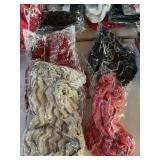 5- Fashion scarves. New old stock