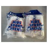 4 Packs of kids socks. New old stock